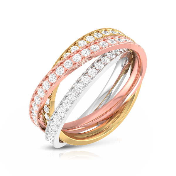 Promising Criss Cross Solitaire Ring JShine Jewellery